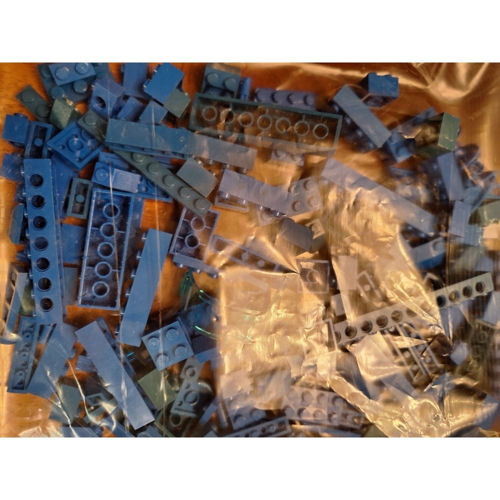 LEGO Blue Bulk Bricks and Parts 1/2 pound bag of Mixed Assorted Specialty Pieces - Picture 6 of 13